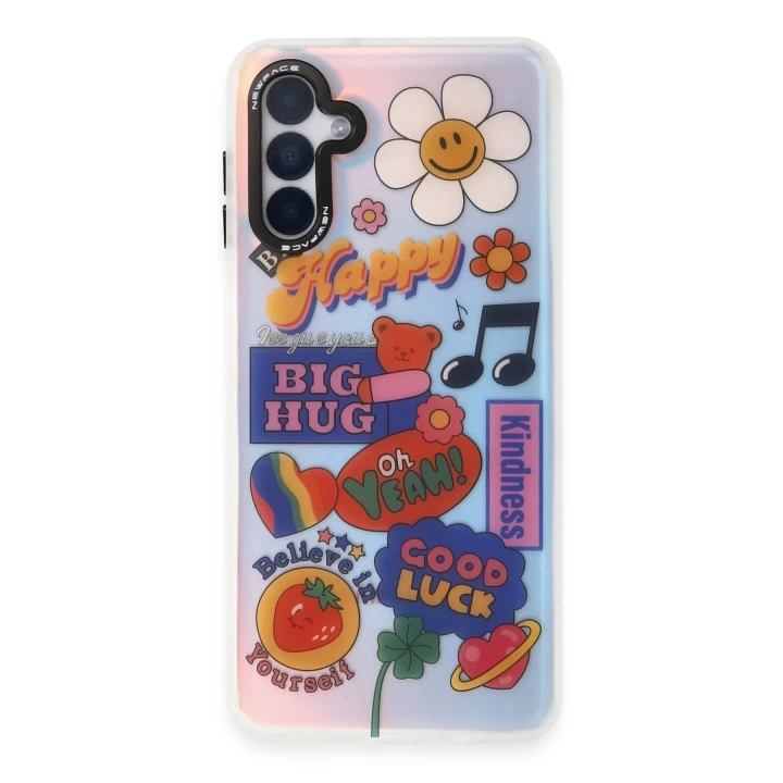 BFS  Samsung Galaxy A04S Kılıf Estoril Desenli Kapak - Estoril - 15