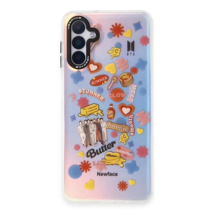 BFS  Samsung Galaxy A04S Kılıf Estoril Desenli Kapak - Estoril - 16