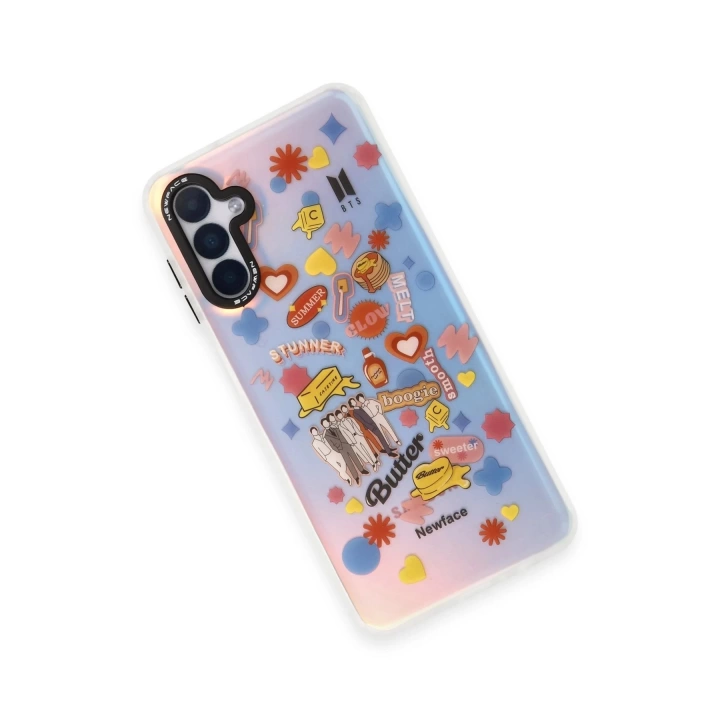 BFS  Samsung Galaxy A04S Kılıf Estoril Desenli Kapak - Estoril - 16