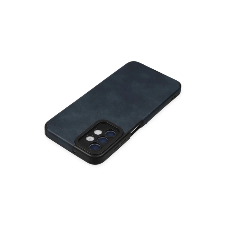 BFS  Samsung Galaxy A04S Kılıf Loop Deri Silikon - Lacivert