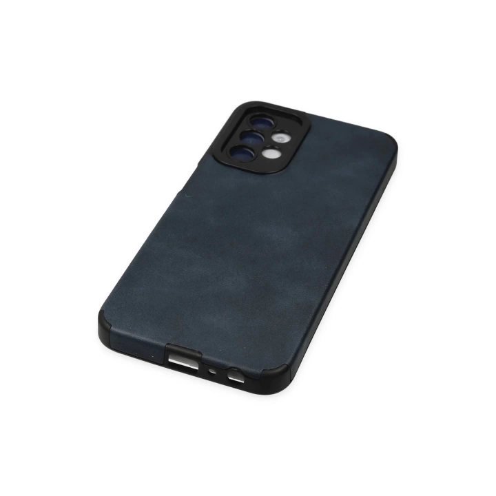 BFS  Samsung Galaxy A04S Kılıf Loop Deri Silikon - Lacivert