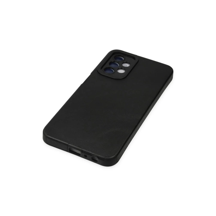 BFS  Samsung Galaxy A04S Kılıf Loop Deri Silikon - Siyah
