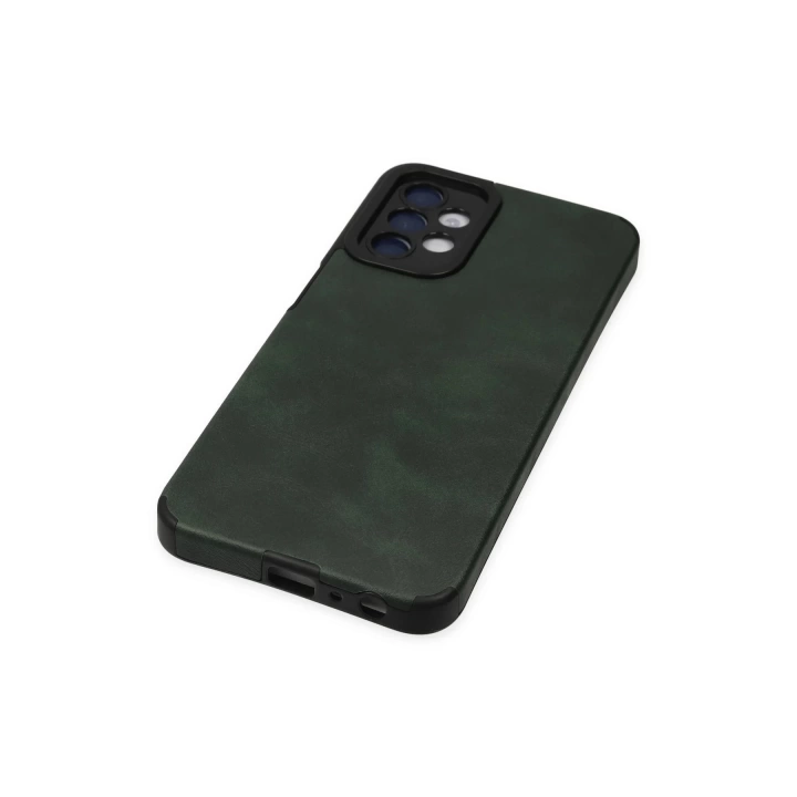 BFS  Samsung Galaxy A04S Kılıf Loop Deri Silikon - Yeşil