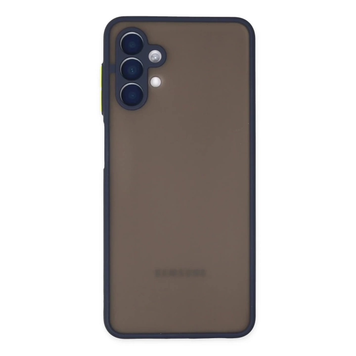 BFS  Samsung Galaxy A04S Kılıf Montreal Silikon Kapak - Lacivert