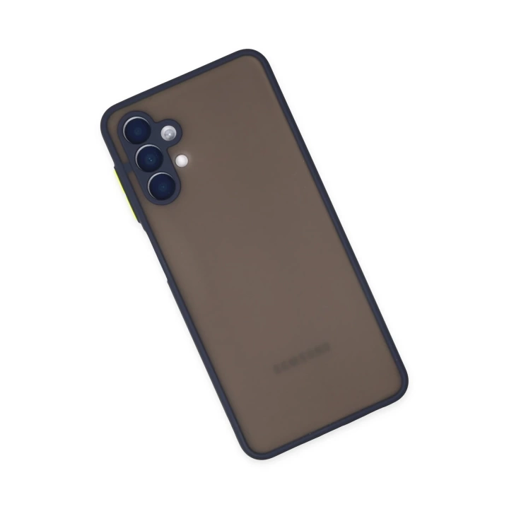BFS  Samsung Galaxy A04S Kılıf Montreal Silikon Kapak - Lacivert