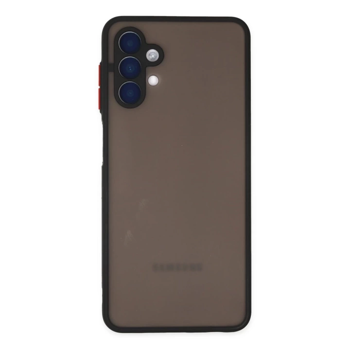 BFS  Samsung Galaxy A04S Kılıf Montreal Silikon Kapak - Siyah