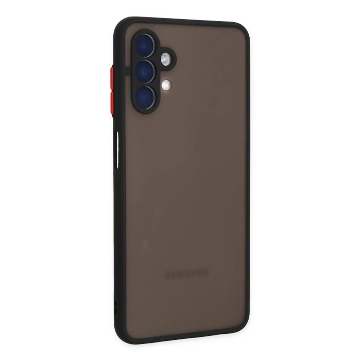 BFS  Samsung Galaxy A04S Kılıf Montreal Silikon Kapak - Siyah
