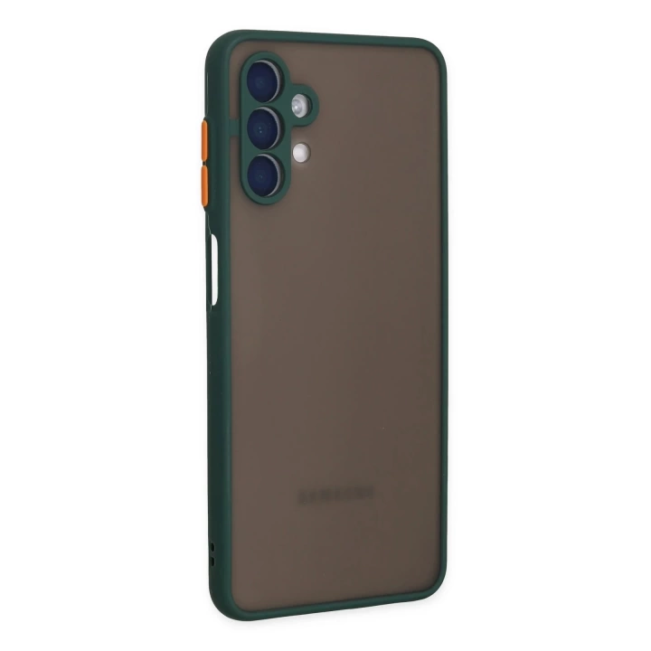 BFS  Samsung Galaxy A04S Kılıf Montreal Silikon Kapak - Yeşil