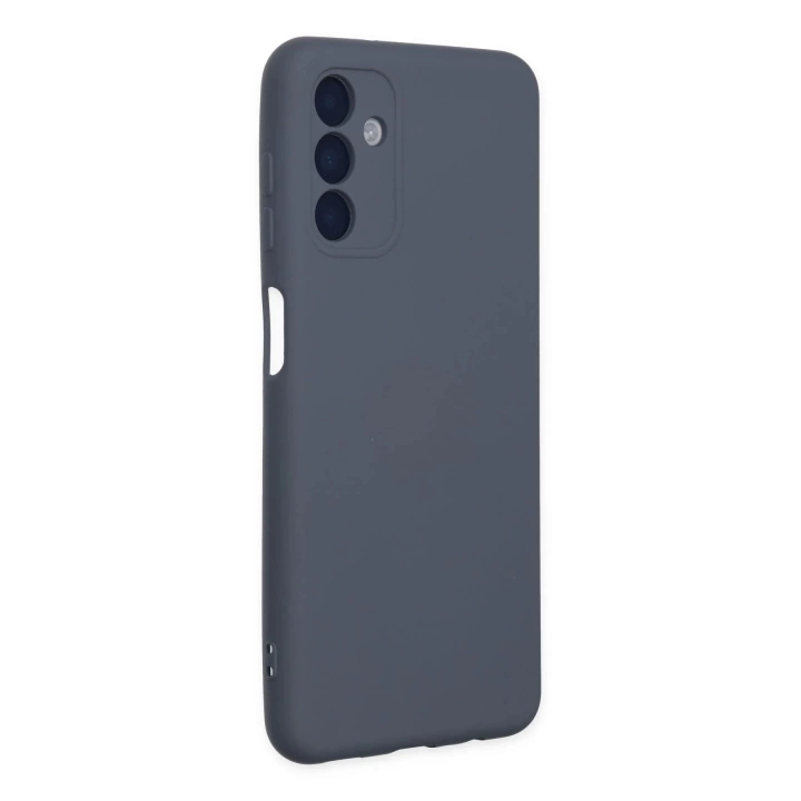BFS  Samsung Galaxy A04S Kılıf Nano içi Kadife Silikon - Gri