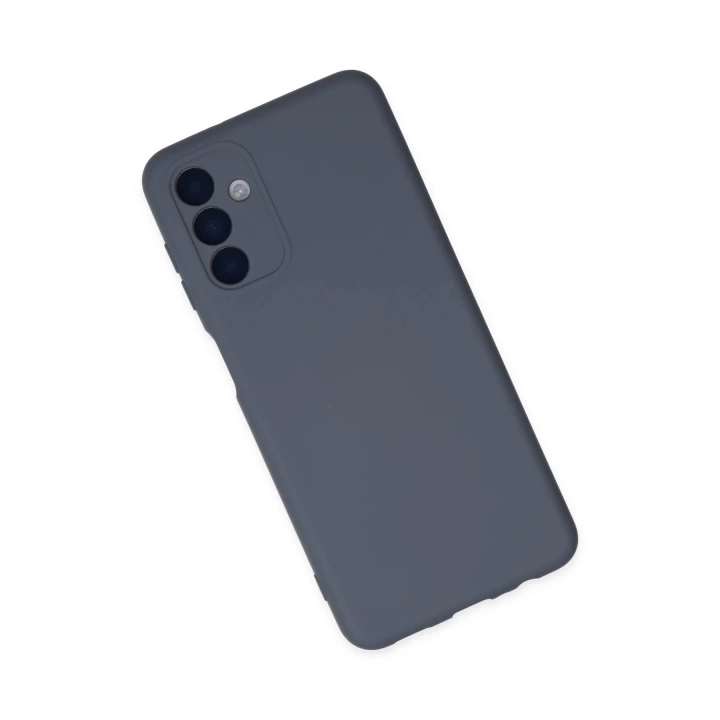 BFS  Samsung Galaxy A04S Kılıf Nano içi Kadife Silikon - Gri