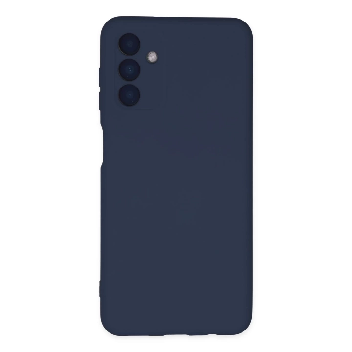 BFS  Samsung Galaxy A04S Kılıf Nano içi Kadife Silikon - Lacivert