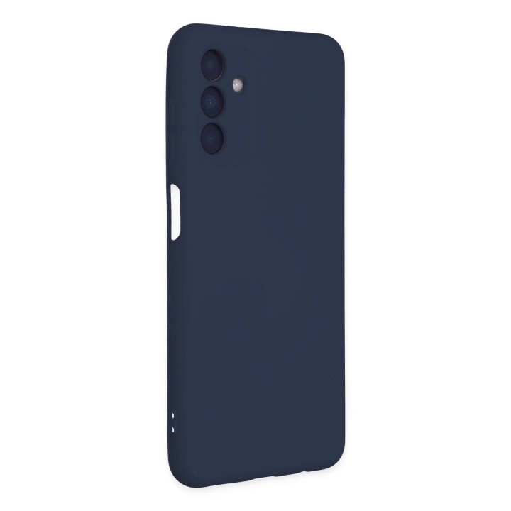 BFS  Samsung Galaxy A04S Kılıf Nano içi Kadife Silikon - Lacivert