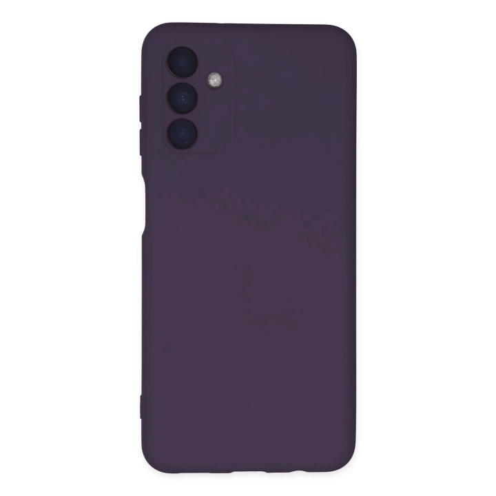 BFS  Samsung Galaxy A04S Kılıf Nano içi Kadife Silikon - Mor