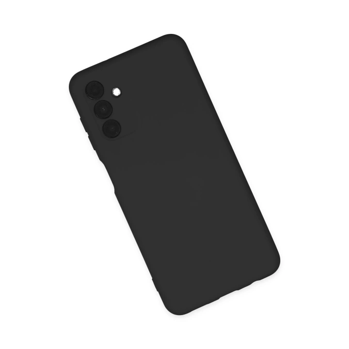 BFS  Samsung Galaxy A04S Kılıf Nano içi Kadife Silikon - Siyah
