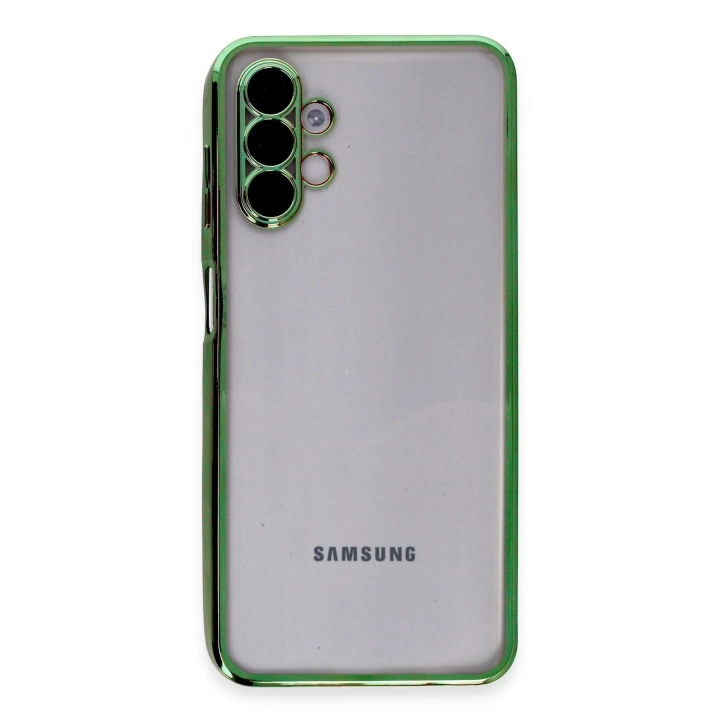 BFS  Samsung Galaxy A04S Kılıf Razer Lensli Silikon - Yeşil