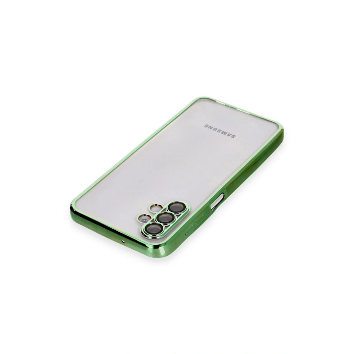 BFS  Samsung Galaxy A04S Kılıf Razer Lensli Silikon - Yeşil