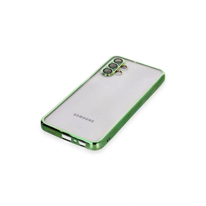 BFS  Samsung Galaxy A04S Kılıf Razer Lensli Silikon - Yeşil