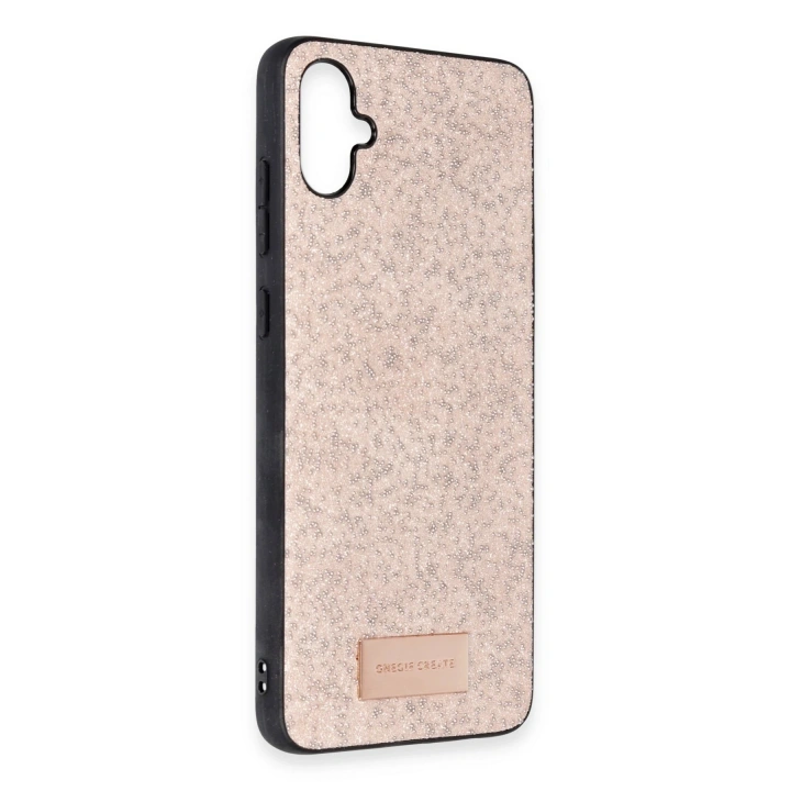 BFS  Samsung Galaxy A05 Bright Simli Kapak - Pembe