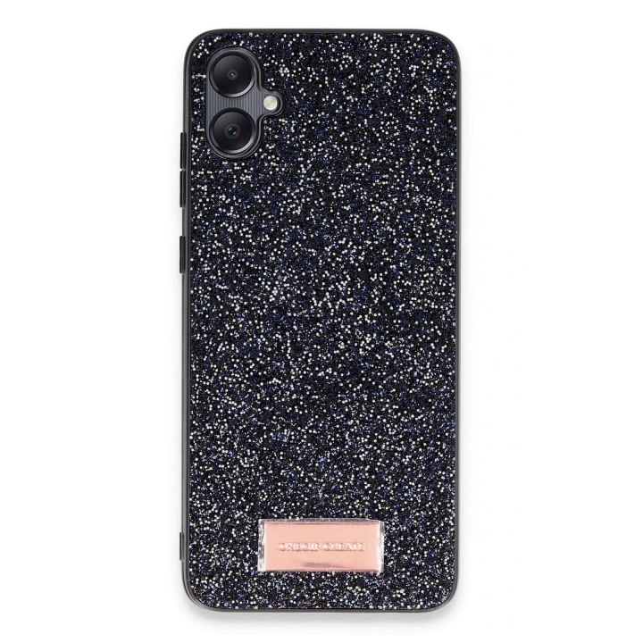 BFS  Samsung Galaxy A05 Bright Simli Kapak - Siyah