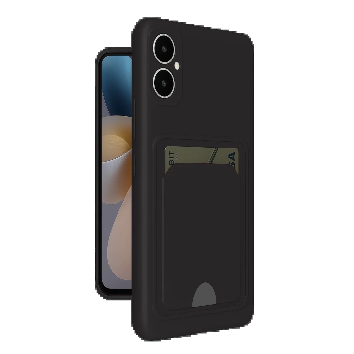 BFS Samsung Galaxy A05 Kelvin Kartvizitli Silikon - Siyah