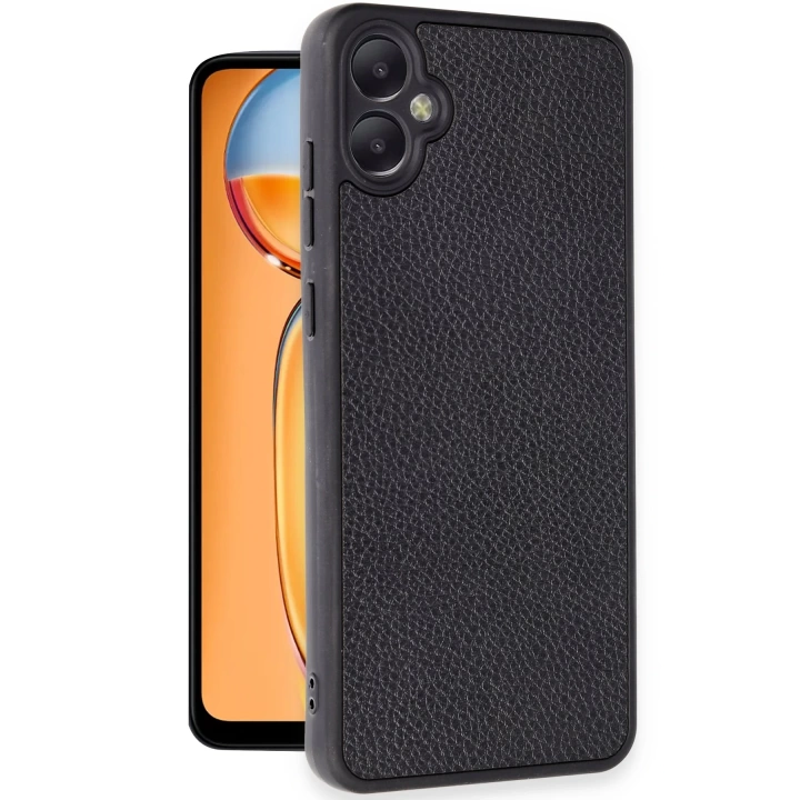 BFS  Samsung Galaxy A05 Kılıf Aras Deri Kapak - Siyah