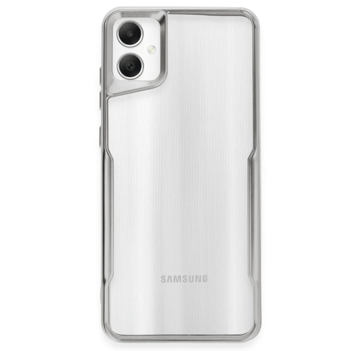 BFS  Samsung Galaxy A05 Kılıf Boyi Silikon Kapak - Gümüş
