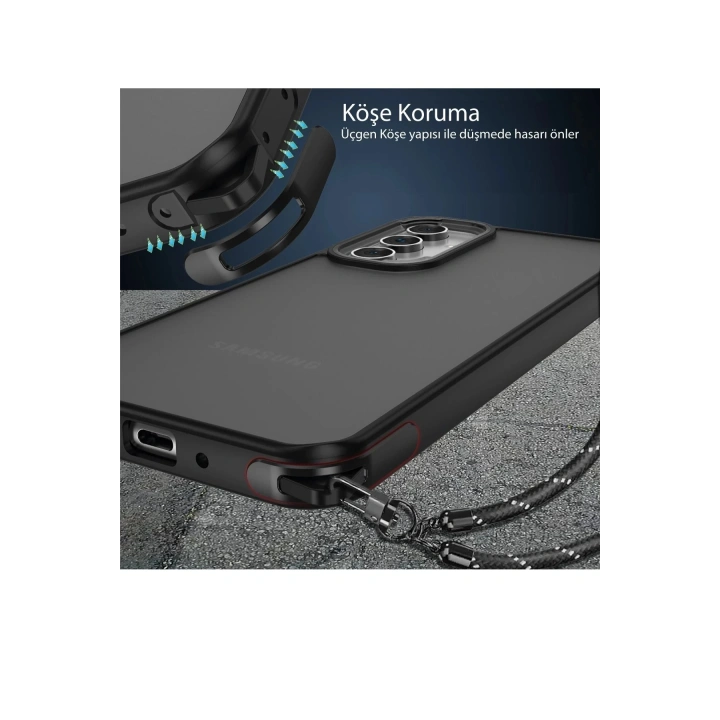 BFS  Samsung Galaxy A05 Kılıf Elegant Kapak - Yeşil