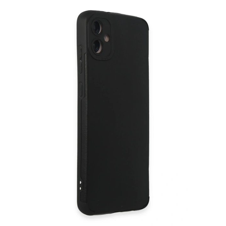 BFS  Samsung Galaxy A05 Kılıf Loop Deri Silikon - Siyah