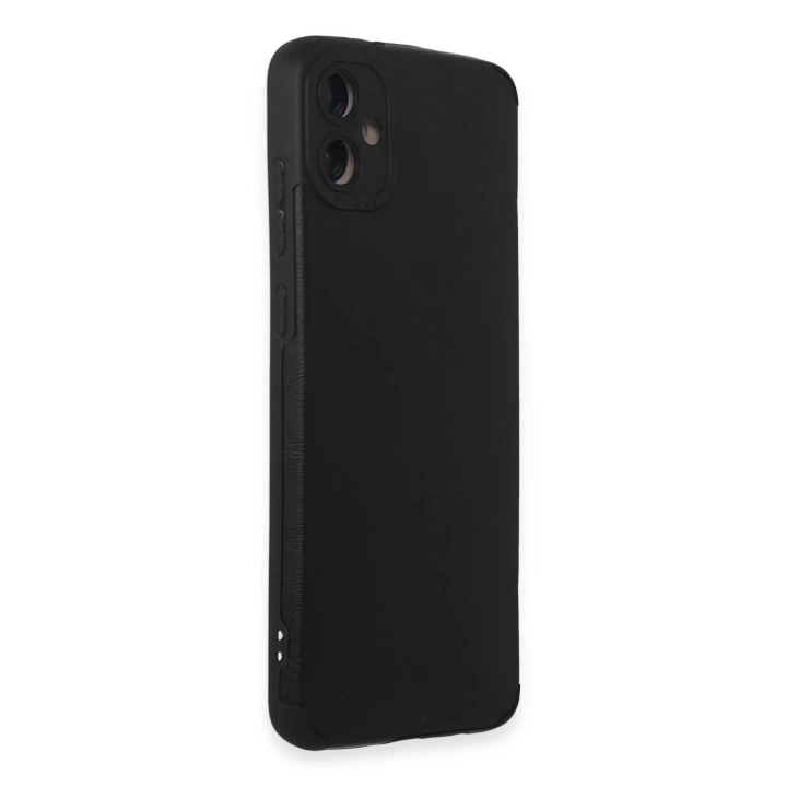 BFS  Samsung Galaxy A05 Kılıf Loop Deri Silikon - Siyah