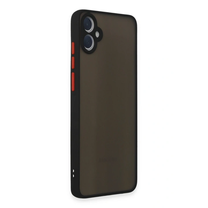 BFS  Samsung Galaxy A05 Kılıf Montreal Silikon Kapak - Siyah