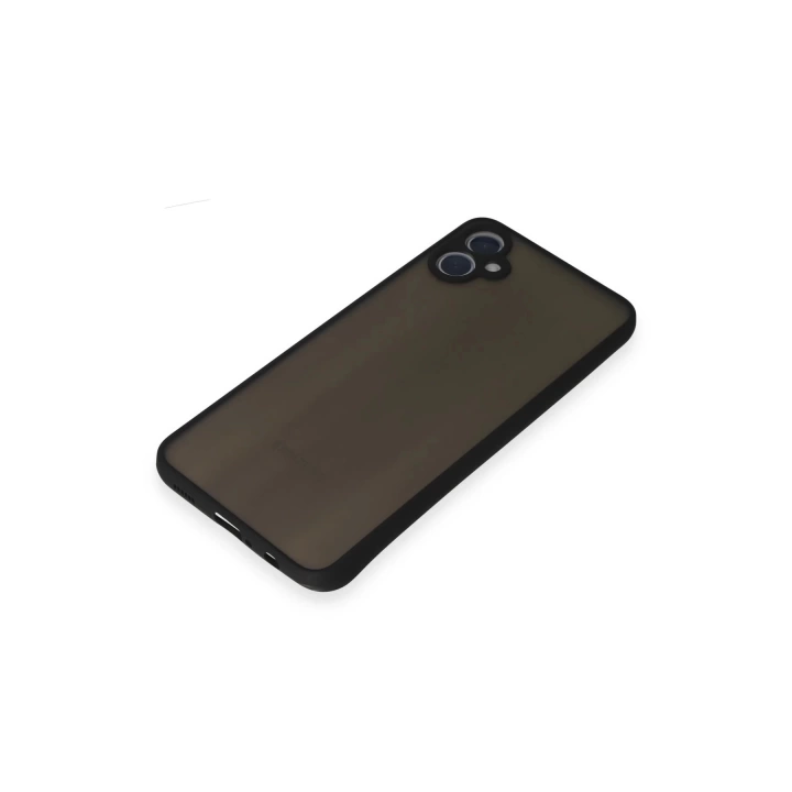 BFS  Samsung Galaxy A05 Kılıf Montreal Silikon Kapak - Siyah