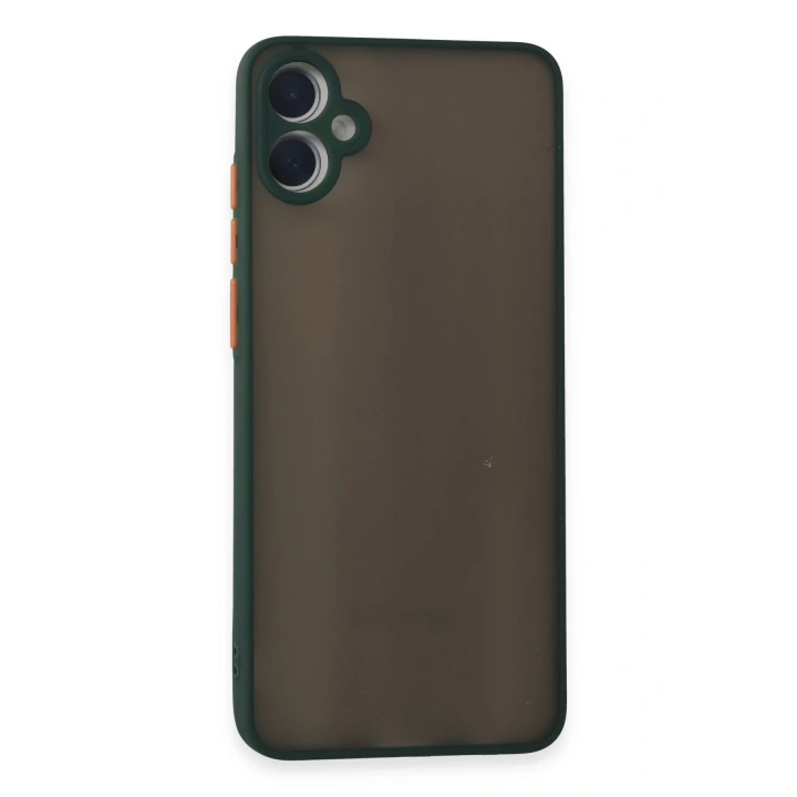 BFS  Samsung Galaxy A05 Kılıf Montreal Silikon Kapak - Yeşil