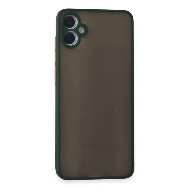BFS  Samsung Galaxy A05 Kılıf Montreal Silikon Kapak - Yeşil