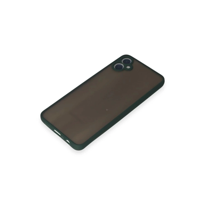 BFS  Samsung Galaxy A05 Kılıf Montreal Silikon Kapak - Yeşil