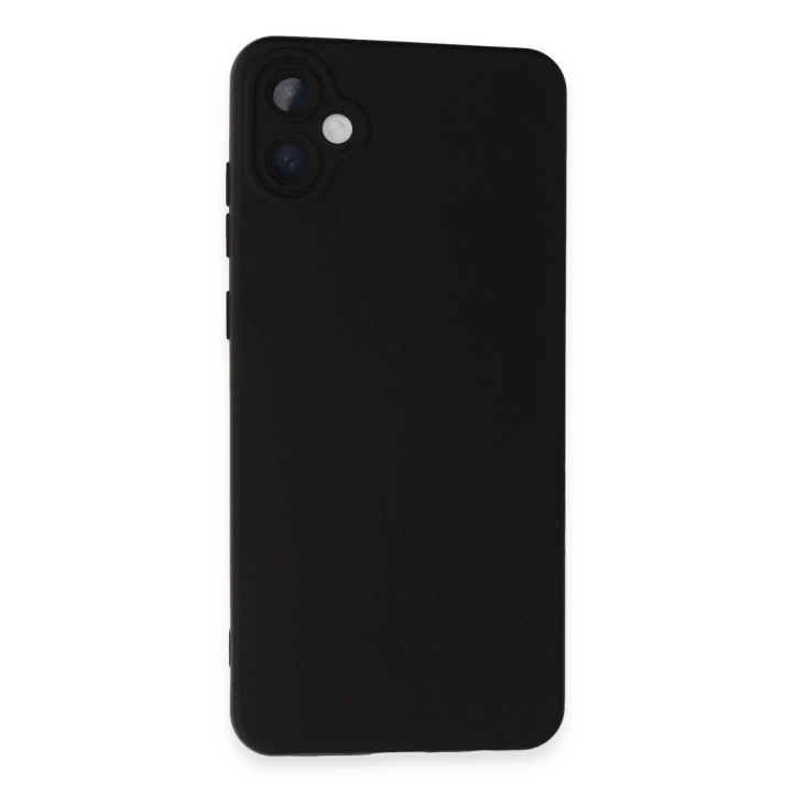 BFS  Samsung Galaxy A05 Kılıf Nano içi Kadife Silikon - Siyah