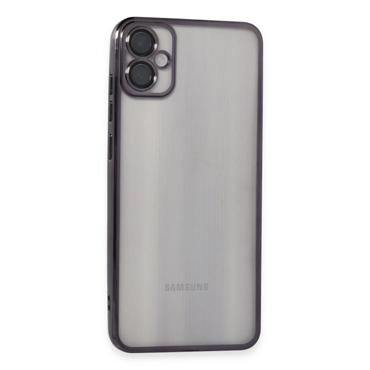 BFS  Samsung Galaxy A05 Kılıf Razer Lensli Silikon - Mor