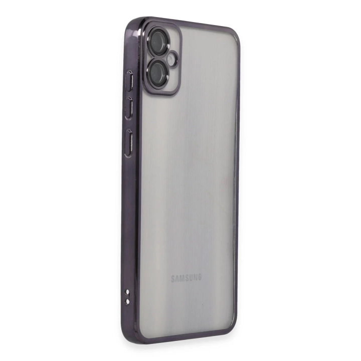 BFS  Samsung Galaxy A05 Kılıf Razer Lensli Silikon - Mor