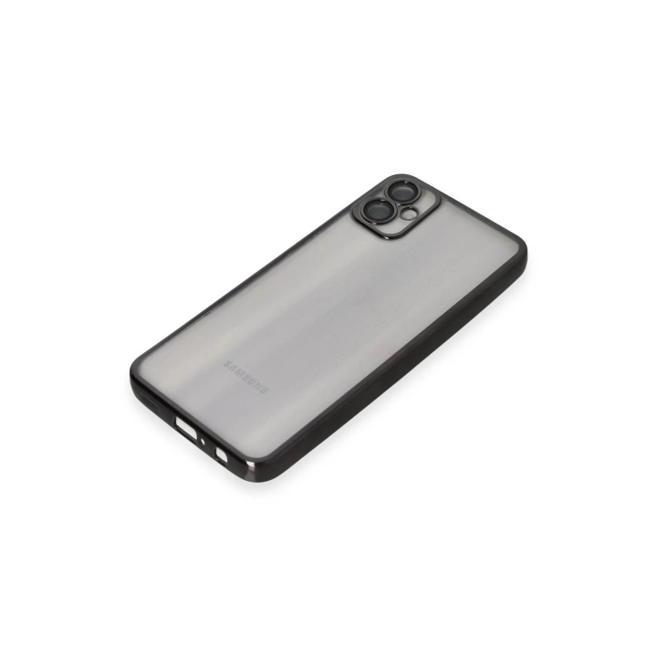 BFS  Samsung Galaxy A05 Kılıf Razer Lensli Silikon - Siyah