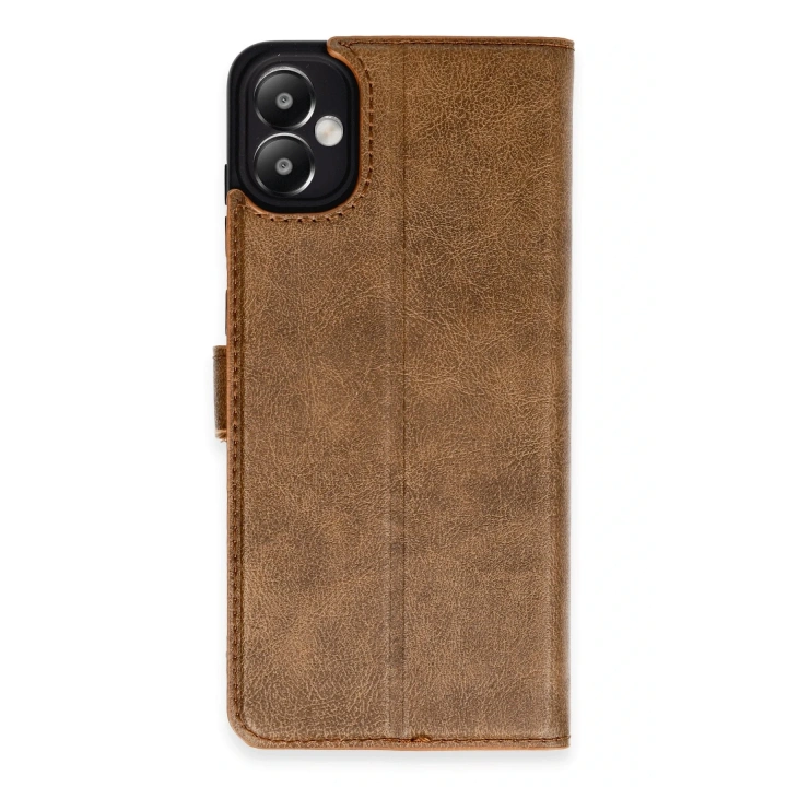 BFS  Samsung Galaxy A05 Kılıf Trend S Plus Kapaklı Kılıf - Taba