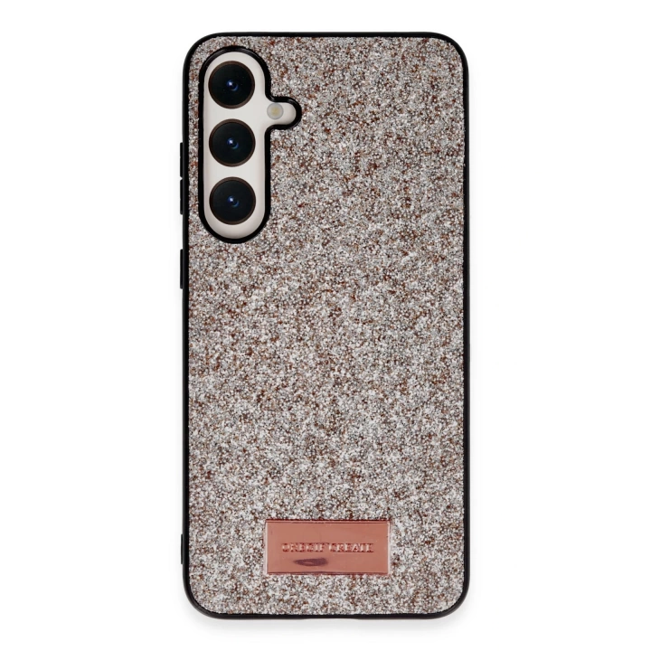 BFS  Samsung Galaxy A05S Bright Simli Kapak - Gold
