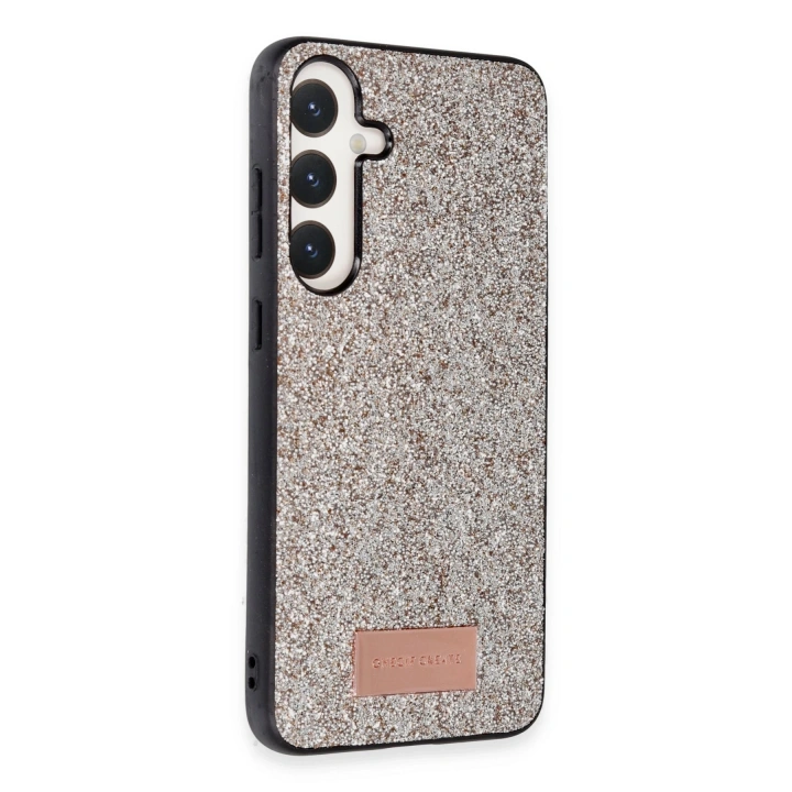 BFS  Samsung Galaxy A05S Bright Simli Kapak - Gold