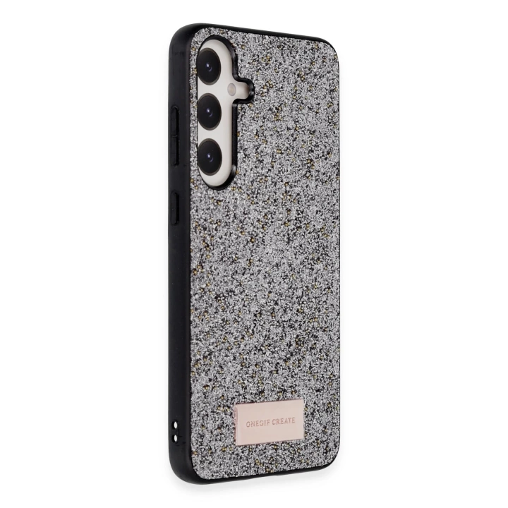 BFS  Samsung Galaxy A05S Bright Simli Kapak - Gümüş