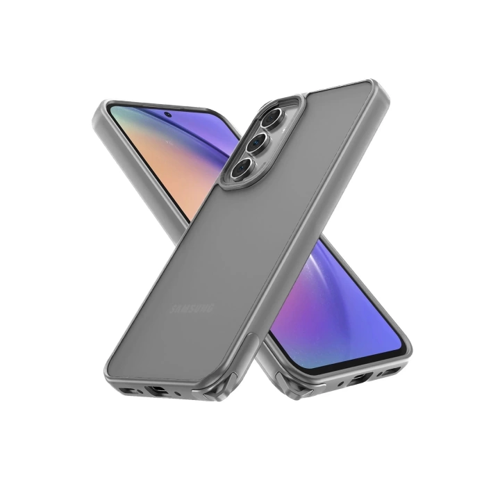 BFS  Samsung Galaxy A05S Kılıf Elegant Kapak - Titan Gri