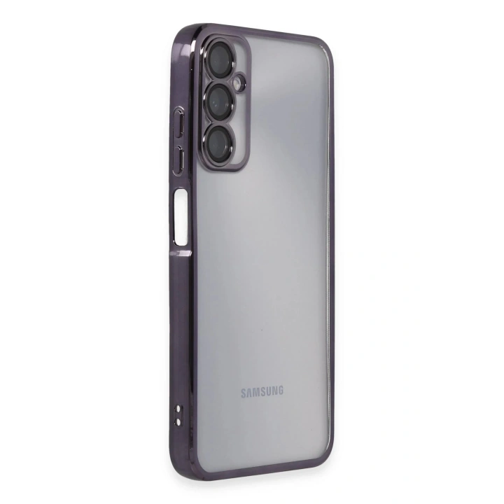 BFS Samsung Galaxy A05S Kılıf Lensli Silikon - Mor