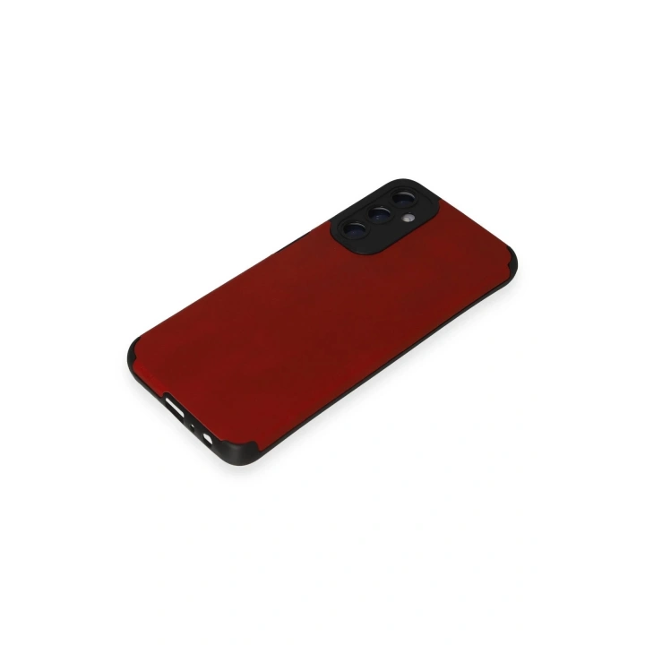 BFS Samsung Galaxy A05S Kılıf Loop Deri Silikon - Kırmızı