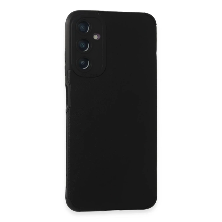 BFS  Samsung Galaxy A05S Kılıf Loop Deri Silikon - Siyah