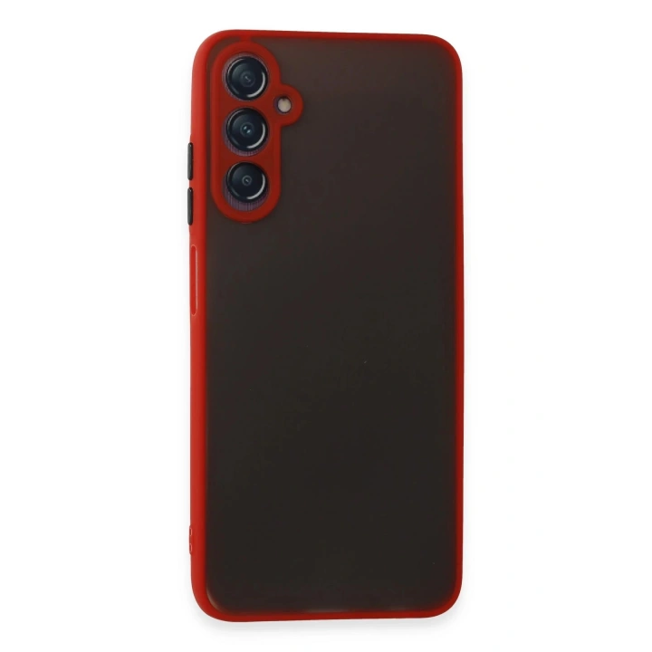 BFS Samsung Galaxy A05S Kılıf Montreal Silikon Kapak - Kırmızı