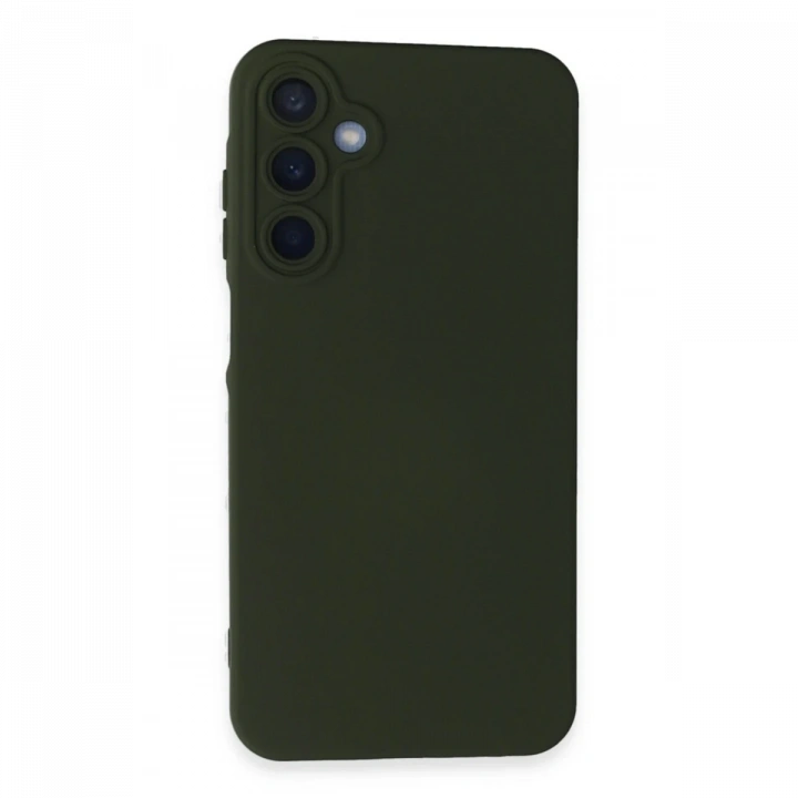 BFS  Samsung Galaxy A05S Kılıf Nano içi Kadife Silikon - Koyu Yeşil