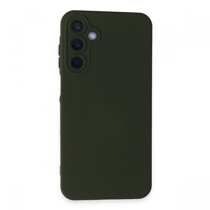 BFS  Samsung Galaxy A05S Kılıf Nano içi Kadife Silikon - Koyu Yeşil