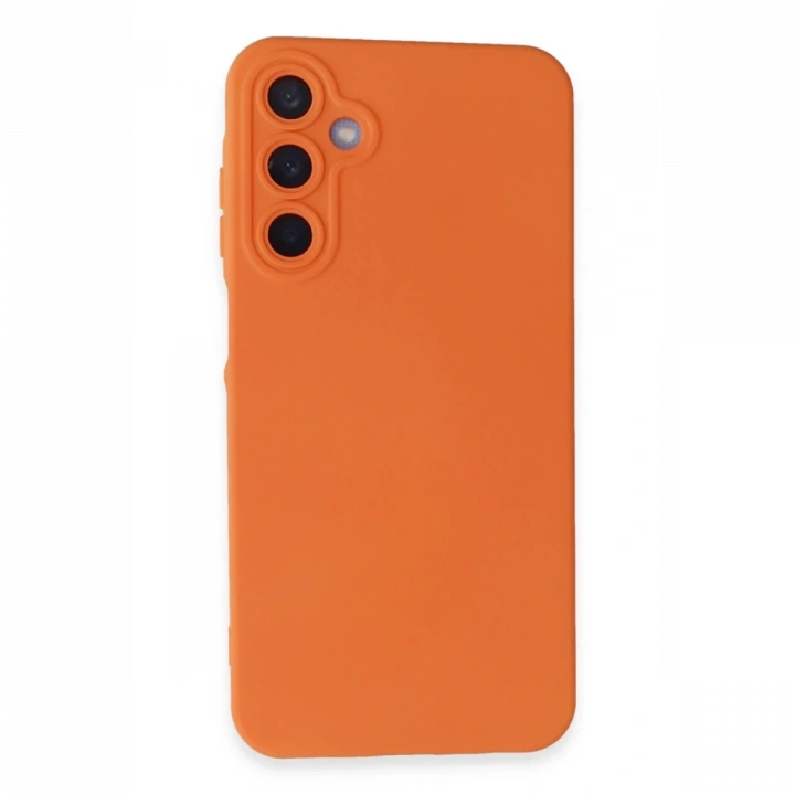 BFS  Samsung Galaxy A05S Kılıf Nano içi Kadife Silikon - Turuncu